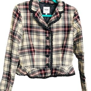 Moschino Plaid Blazer​​​​